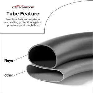 8.5 Inch Replacement Tires Durable Electric Scooter Spare Parts Inflatable Tire Rubber Inner Tube For Cityneye M365/M365 Pro