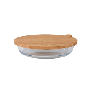 De gran tamaño Rectangular bandeja de horno pizza de microondas de vidrio de cocina bandeja - Product Image 2