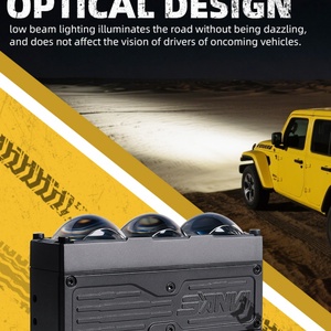 ไฟสปอร์ตไลท์รถยนต์ Sanvi S300 กำลังสูง พร้อมพัดลม ไฟ LED สำหรับกระจังหน้า ไฟตัดหมอก ไฟทำงาน ไฟเสริมภายนอก สำหรับออฟโรด - Product Image 3