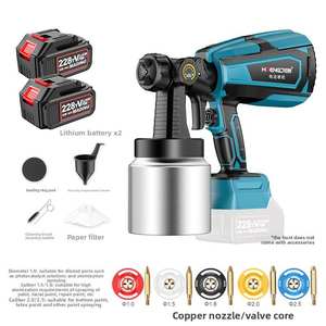 औद्योगिक इलेक्ट्रिक पेंट स्प्रेयर लिथियम बैटरी रिचार्जेबल उच्च दबाव बंदूक ब्रशलेस मोटर 3000 psi स्प्रे मशीन - Product Image 2