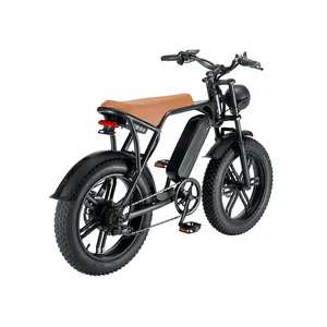 Cool Classic Motorcycles Eu Us Warehouse Dropshipping Fat Tyre Bike Cycle E Bicycle Motor Moped Electric Bike