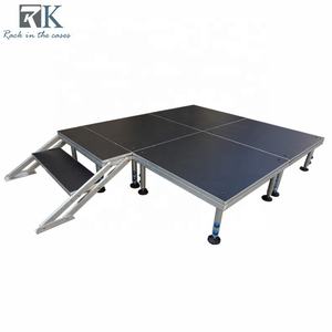 Plataforma de Escenario Portátil de Aluminio, Económica, para Conciertos, Eventos, Podio, Bodas, Plataforma para Exteriores - Product Image 1