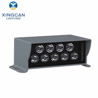 Lumière LED d'extérieur pour marches, jardin, balcon, allée, paysage, 6W-18W, étanche IP65, en aluminium, personnalisable, à intensité variable, garantie 3 ans
