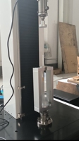 Machine d'essai universelle électronique à colonne unique, testeur de traction 5KN pour caoutchouc, film plastique, membrane imperméable