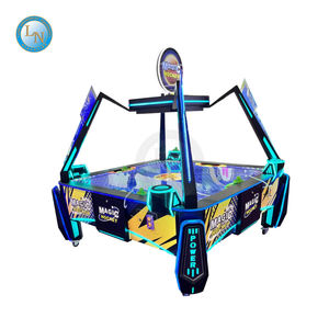 <span class=keywords><strong>Mesa</strong></span> De <span class=keywords><strong>Hockey</strong></span> De aire De madera portátil <span class=keywords><strong>Mesa</strong></span> De <span class=keywords><strong>Hockey</strong></span> De Aire máquina De juego De Arcade interactivo que funciona con monedas bolas De disco De <span class=keywords><strong>Hockey</strong></span> sobre hielo - Product Image 6