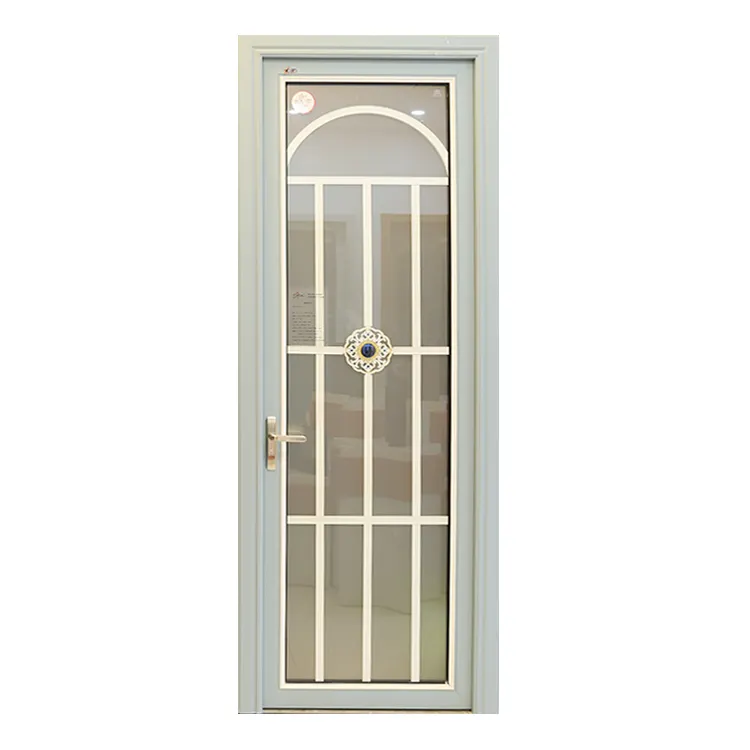 Moderncblacknt Doors Toilet Door Design Aluminium Aluminum Alloy Glass Graphic Design Professional Modern for Home