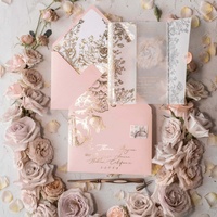 Carte d'invitation de mariage personnalisée OEM ODM avec impression 3D Style 1 pour les acheteurs de papeterie de cérémonie