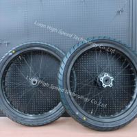 Supermoto noire 2026 pour LBX Light Bee79 Falcon Pro E Ride Pro 3.0 70/90-17 90/80-17