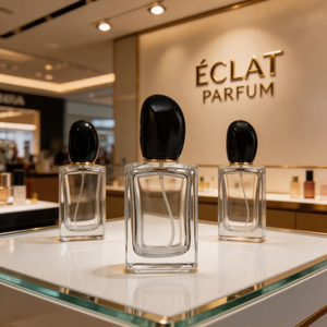 Wholesale Custom <b>Pink</b> Spherical Cap Glass Perfume <b>Bottles</b> 30ml 50ml 100ml Empty Customizable Glass <b>Bottles</b> - Product Image 1