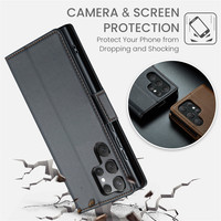 Étui de téléphone en cuir à rabat pour iphone 17 Pro Max Air 16 15 14 Pro Max 16E Coque de couverture de carte portefeuille Etui