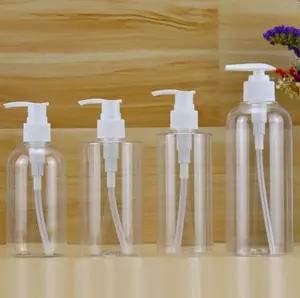 50ml 100ml 120ml 150ml 200ml Wholesale Custom Plastic Packaging Hand Wash Liquid Shampoo Bottle Pet Plastic Lotion Pump Bottle