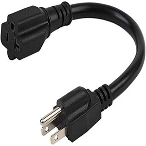 Cable de alimentación Nema 5 20P a IEC C15, 20A 200V, cable de PVC tipo SJTOW, cable de extensión de CA para EE. UU., Canadá y México - Product Image 4