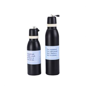 Botella de Agua Deportiva para Ciclismo y Viajes, de 18 oz/24 oz, de Acero Inoxidable 304, Doble Capa, Termo, Vaso Térmico - Product Image 1
