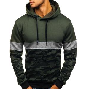 Sudadera con capucha para hombre, prenda deportiva masculina de talla grande con forro polar y diseño impreso - Product Image 2