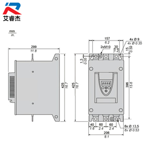 ซอฟต์สตาร์ทเตอร์ ATS22C41S6 ของแท้ใหม่ สำหรับมอเตอร์แบบอะซิงโครนัส 230-500V 110-250kW 3 เฟส Altistart 22 ตัวควบคุมมอเตอร์แบบอะซิงโครนัส - Product Image 2