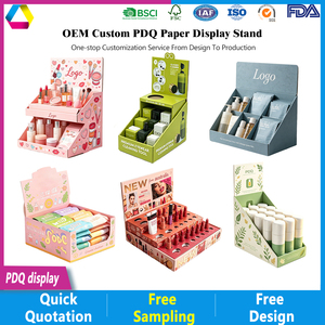 Stand <span class=keywords><strong>Display</strong></span> PDQ dari Karton Bergelombang Ramah Lingkungan, Dapat Didaur Ulang, Lipat, Lepas Pasang, Putar, Ukuran Kecil untuk Meja Konter, untuk Menampilkan Barang Dagangan - Product Image 5