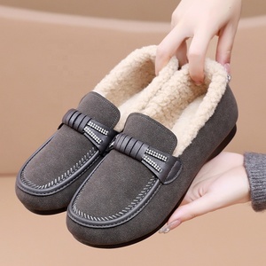 <span class=keywords><strong>Botas</strong></span> Planas 2025 Invierno, <span class=keywords><strong>Botas</strong></span> Planas para Mujer <span class=keywords><strong>con</strong></span> Forro <span class=keywords><strong>de</strong></span> Terciopelo Grueso, Antideslizantes, Cálidas y Resistentes al Frío para Caminar en la Nieve - Product Image 5