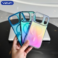 VAWI B341 – Coque de téléphone magnétique en PC de haute qualité et colorée pour iPhone 17 Pro Max, coque antichoc pour iPhone 17 16 Pro Max