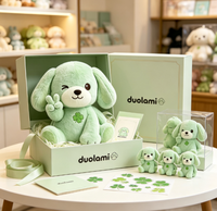 Peluche personnalisée, jouet en peluche doux, personnage de chien en peluche, cadeau promotionnel, peluche personnalisée