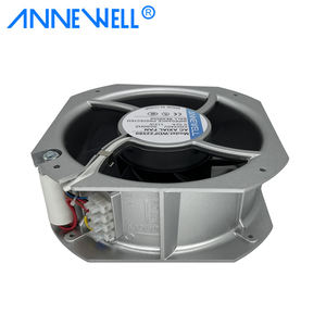 Kipas pendingin AC bilah logam 225mm, kipas pendingin Ac 22580 225*80mm 220/380v aliran udara besar, kipas pendingin Motor elektrik untuk sistem pendingin CPU - Product Image 5