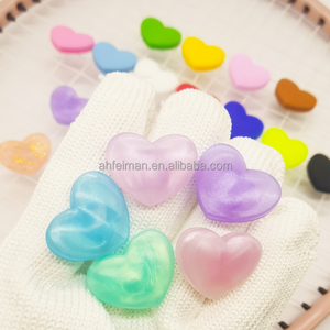 Amortisseur de vibrations en silicone en forme de cœur pour raquette de tennis, amortisseur personnalisé pour raquettes de tennis - Product Image 2