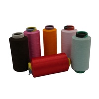 Fil 100% polyester DTY 75D/36F teint pour le tricot, la couture et la broderie
