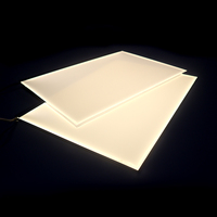 Boîte à lumière LED PMMA Ultra mince personnalisée, rétro-éclairage en acrylique, panneau plat LED 12V, 24V, 4MM avec diffuseur PC, rétro-éclairage