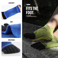 Chaussettes à cinq doigts WRELS, faible MOQ, stock disponible, chaussettes en laine mérinos respirantes et légères, chaussettes à cinq doigts pour sports de plein air, antidérapantes