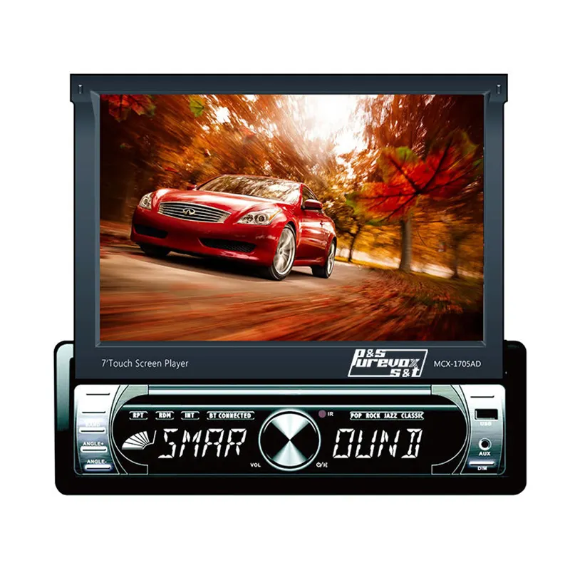 インダッシュパネルカーGPSMp5マルチメディアビデオミュージックラジオタッチスクリーンオーディオAndroidMP5カープレーヤー