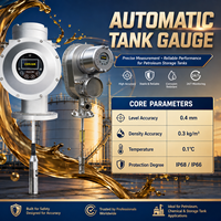 Medidor de Tanques Servo de Alta Precisión para Control de Inventario de Aubon, Medidor Servo para Tanques de Almacenamiento de Líquidos de Proceso de Aubon
