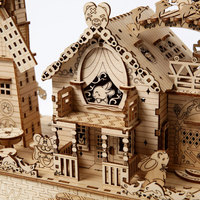 Rompecabezas 3D de Madera para Adultos, Modelo de Molino de Viento, Regalo Artístico Único para Cumpleaños, Venta al Por Mayor