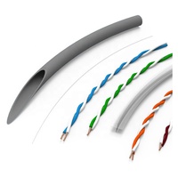 Cable LAN UTP Cat6 OEM de 305m (1000 pies), 8 Conductores de Cobre Desnudo 23AWG, Cubierta LSZH, Certificado CE, Impedancia de 100, -40°C~+70°C