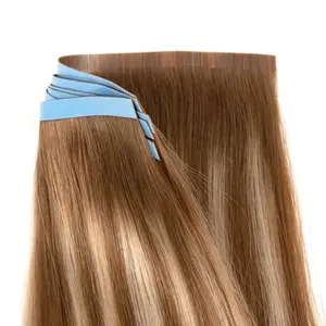 Hot Sale High Quality Virgin Hair Double Drawn Remy Long Invisible Tape Hair Extensions
