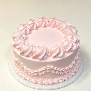 Modelo de Pastel de Crema de Plástico Rosa Vintage de 6 Pulgadas, Pastel Falso Retro Decorado con Repostería, Accesorio de Exhibición de Postres Artificiales para Bodas y Cumpleaños - Product Image 5
