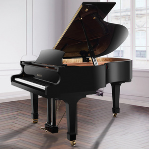 <span class=keywords><strong>Pianoforte</strong></span> da Concerto di Medie Dimensioni Hailun HG178 Nero, uno Strumento Durevole ed Elegante Adatto agli Amanti della Musica - Product Image 1