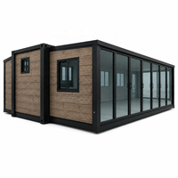 Maison conteneur portable avec finition extérieure haut de gamme, maison préfabriquée modulaire pour projets côtiers et insulaires