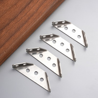Pince d'angle multifonctionnelle en acier inoxydable épaissie à 90 ° Tables Chaises Fixateur d'armoire Cheville de renforcement pour cuisine et salle à manger