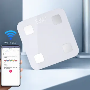 数字成人称重体重秤脂肪身体监测机智能蓝牙体重指数秤，带Ios和安卓应用