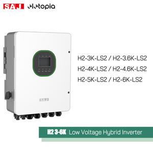 Onduleur hybride basse tension Saj 3,6 kW monophasé <span class=keywords><strong>2</strong></span> MPPT entrée PV 18A surdimensionnement 200 % <span class=keywords><strong>4</strong></span> parallèles - Product Image 5