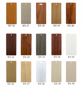 OEM profilo di estrusione di alluminio a grana di legno per decorazioni di mobili - Product Image 5