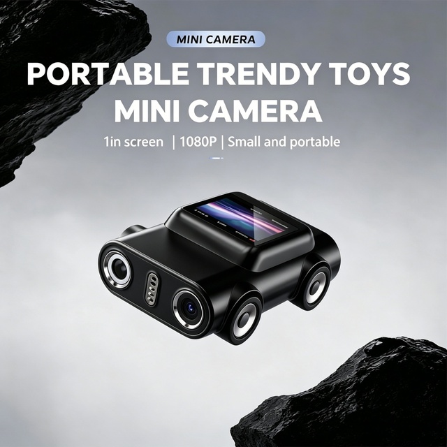 1080P RetroToy Mini Digital Camera for Children Birthday Gift Custom Logo Kids Outdoor Photography Thumb Camera