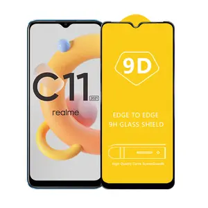 9D Volledige Cover Gehard Glas 9H Screen Protector Voor Realme 8 Pro 5G 8S 8i 7i 7 6 6i 6S 5i 5S