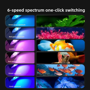 Luz inteligente <span class=keywords><strong>para</strong></span> tanque de peces, 60W, 80W, 100W, controles de aplicación, atenuador de espectro completo, luz descendente acuática <span class=keywords><strong>para</strong></span> estanque de peces de agua de hierba, <span class=keywords><strong>luces</strong></span> de acuario - Product Image 3