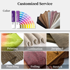 Vải dệt kim mềm mại, dày dặn, chất liệu microfiber siêu nhỏ, giả da lộn, độ đàn hồi cao, bền bỉ, dùng cho trần xe, ghế xe - Product Image 5