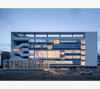 Bâtiment public préfabriqué en acier ODM applicable aux gymnases/bibliothèques/écoles/hôpitaux/centres médicaux/cliniques/centres culturels