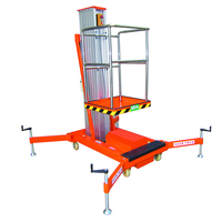 Ascenseur mobile d'alliage d'aluminium, plate-forme élévatrice hydraulique électrique, petite haute altitude d'intérieur