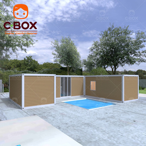 Villa Modulaire Préfabriquée Cbox en Gros pour Extérieur, Bureau à 3 Étages, Hôtel de Luxe, Ferme, Maison Conteneur Mobile en Kit - Product Image 2