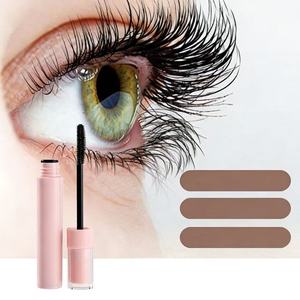 Maquillage Minimaliste Longue Tenue 24h Imperméable Vegan Teinté pour Cils Bouclés, Tube Rose Bébé avec Base Transparente, Couleurs Café Riche et Rose Pâle - Product Image 4