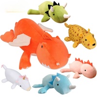 Peluche Dinosaure Lestée Personnalisée en Gros, Jouet Sensoriel Anti-Stress pour Enfants, OEM