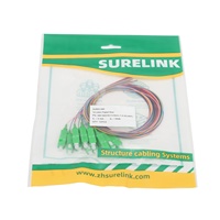 SURELINK optik Fiber lif SC/APC FTTH Optica yama kablosu 4G Wi-Fi 3G ağları için ekipman Pigtails için FTTH
